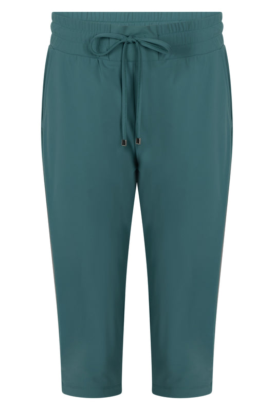Zoso capri 3/4 broek Linda Zwart en Petrol