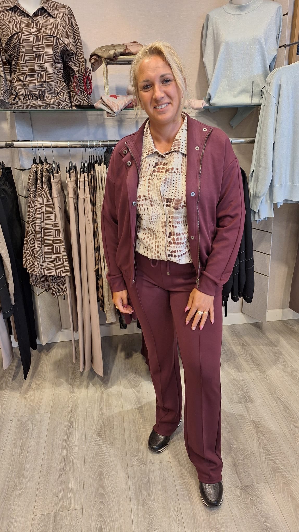 ZOSO jasje Romy bordeaux