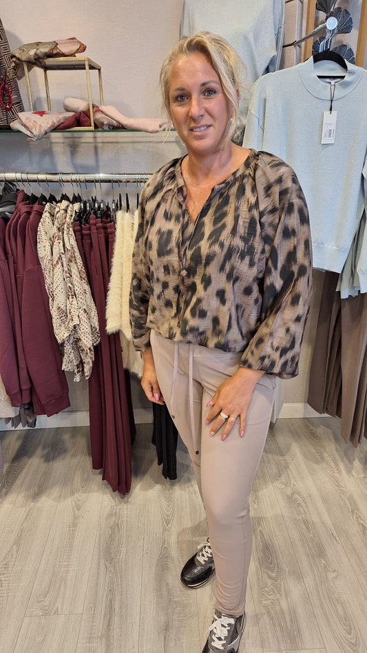 ZOSO broek Amber taupe