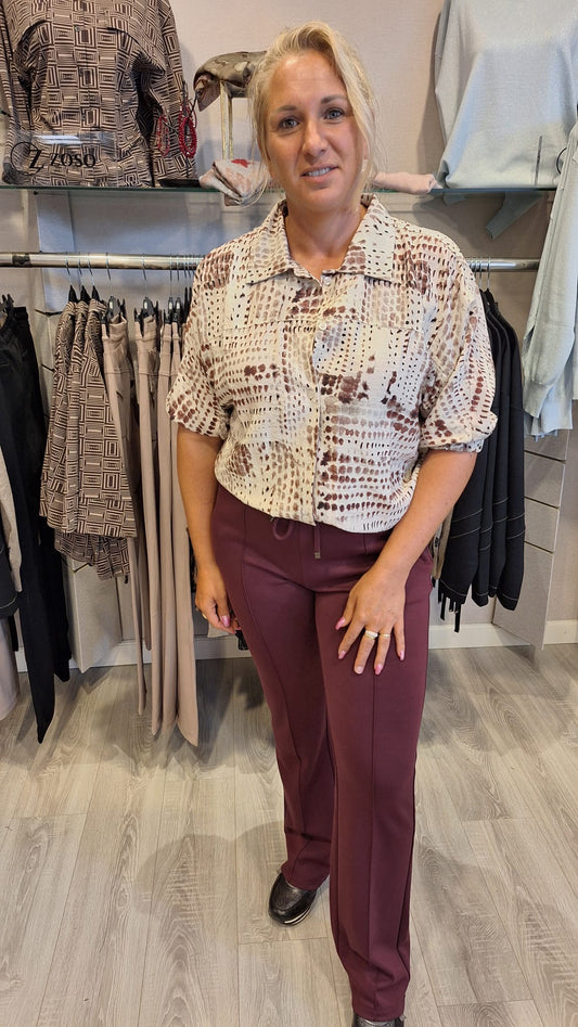 ZOSO broek Esmee bordeaux
