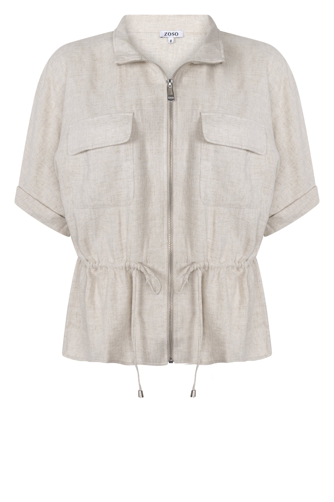 Zoso Blouse Vivian beige linnen