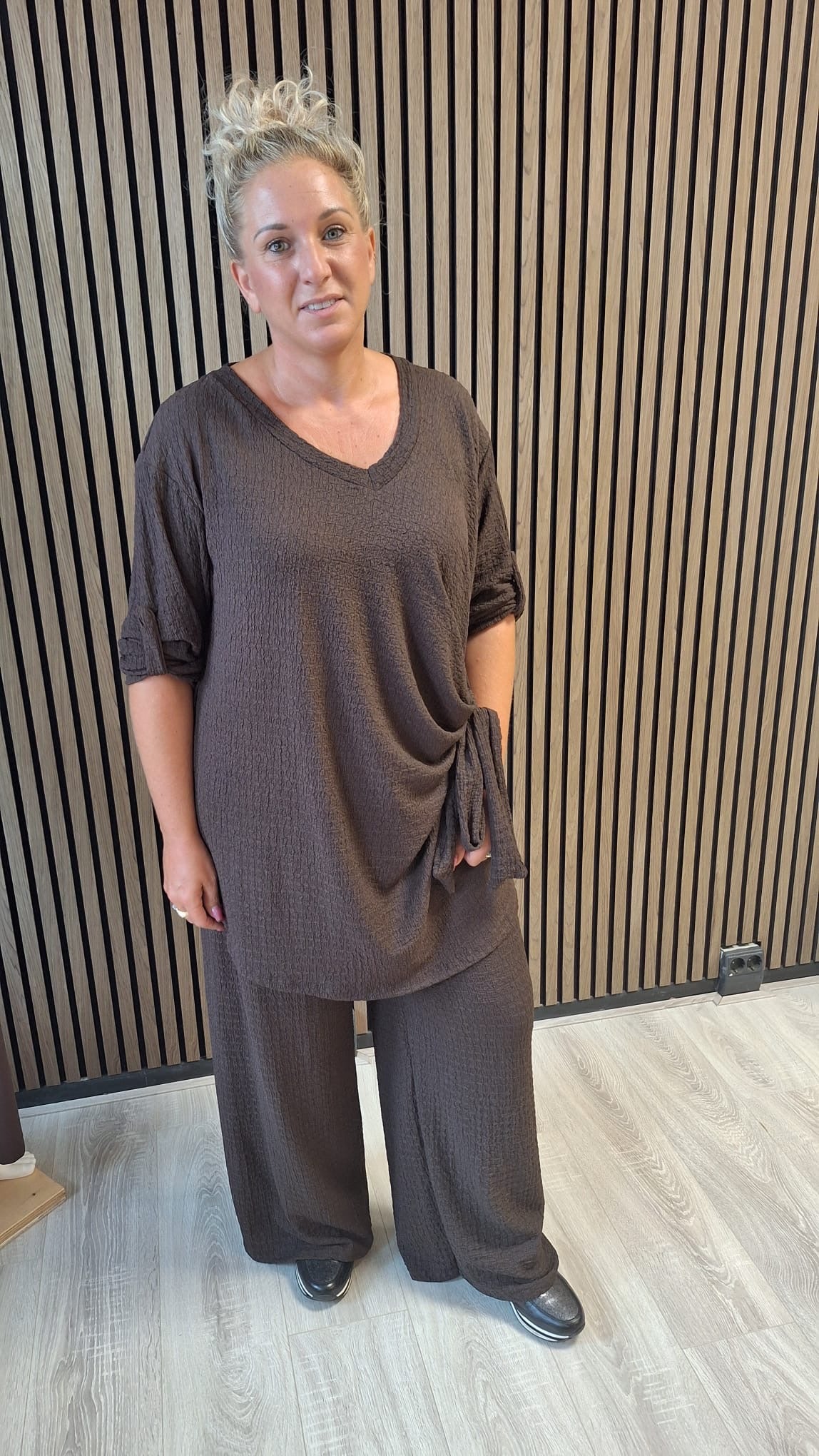 Set Sara knoop voor