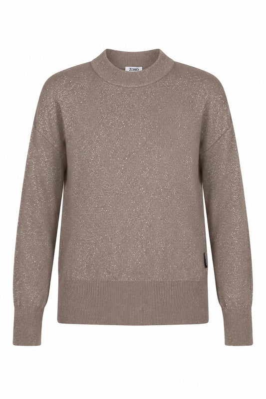 ZOSO top Kirsten taupe