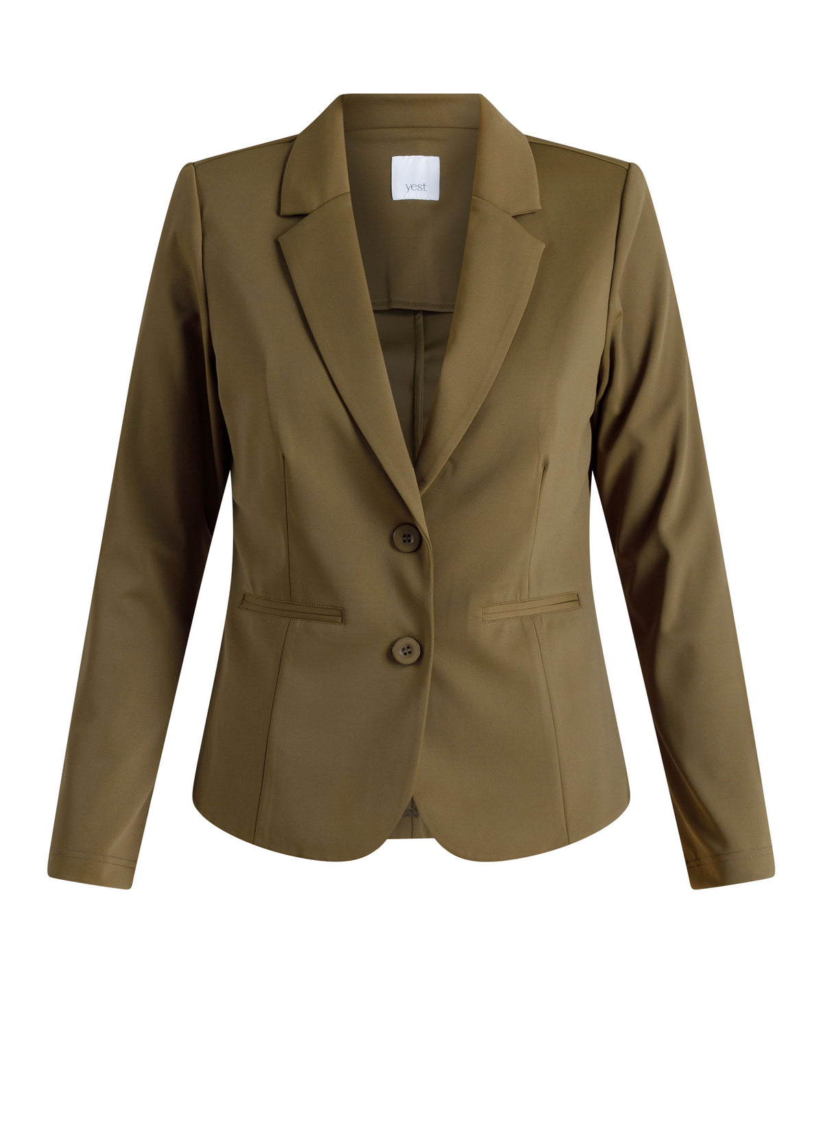 Yest blazer Riv olijf groen
